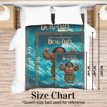Load image into Gallery viewer, Personalized Demi-Dad Soft Movie Blanket Custom Name Gift