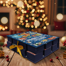 Load image into Gallery viewer, Personalized Folded Advent Calendar with Ornaments for Christmas