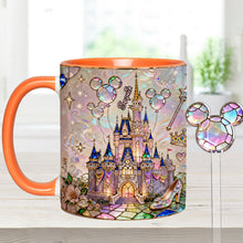 Load image into Gallery viewer, Personalized Magical Castle Mouse Set Accent Mug & Stirrer Gift