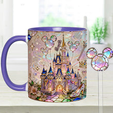 Load image into Gallery viewer, Personalized Magical Castle Mouse Set Accent Mug & Stirrer Gift