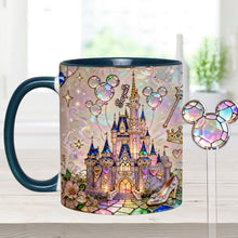 Load image into Gallery viewer, Personalized Magical Castle Mouse Set Accent Mug & Stirrer Gift
