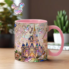 Load image into Gallery viewer, Personalized Magical Castle Mouse Set Accent Mug & Stirrer Gift