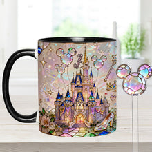 Load image into Gallery viewer, Personalized Magical Castle Mouse Set Accent Mug & Stirrer Gift