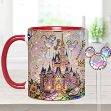 Load image into Gallery viewer, Personalized Magical Castle Mouse Set Accent Mug & Stirrer Gift