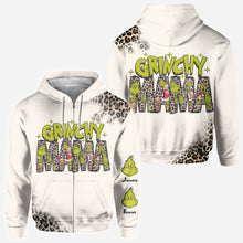Load image into Gallery viewer, Personalized Grinchy Mama Christmas All Over Shirt for Women
