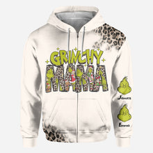 Load image into Gallery viewer, Personalized Grinchy Mama Christmas All Over Shirt for Women
