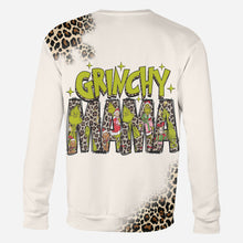 Load image into Gallery viewer, Personalized Grinchy Mama Christmas All Over Shirt for Women