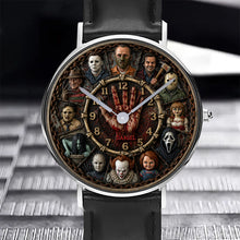 Load image into Gallery viewer, Personalized Horror Character Hand Watch Unique Halloween Gift