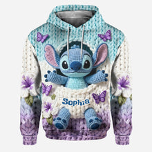 Load image into Gallery viewer, Personalized Blue Ohana Hoodie & Leggings Set for Kids