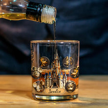 Load image into Gallery viewer, Personalized Whiskey Decanter Set Custom Name Gift for Dad