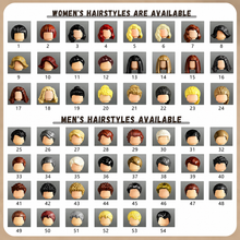 Load image into Gallery viewer, Custom Minifigure Building Blocks Gift for Graduation Family