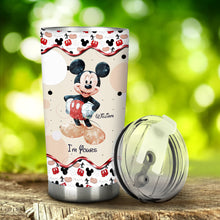 Load image into Gallery viewer, Personalized Mickey & Minnie Mouse Tumbler Custom Name Gift for Couples