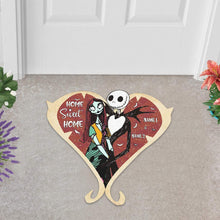 Load image into Gallery viewer, Personalized Nightmare Shaped Doormat Unique Home Decor Gift