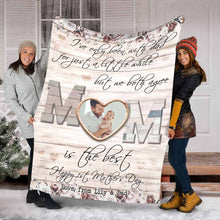 Load image into Gallery viewer, Personalized Mother's Day Blanket Unique Custom Gift for Mom