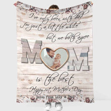 Load image into Gallery viewer, Personalized Mother's Day Blanket Unique Custom Gift for Mom