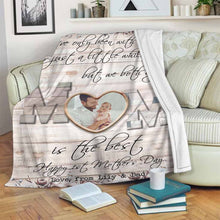 Load image into Gallery viewer, Personalized Mother's Day Blanket Unique Custom Gift for Mom