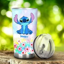 Load image into Gallery viewer, Personalized Just A Girl Tumbler with Stitch Design for Her