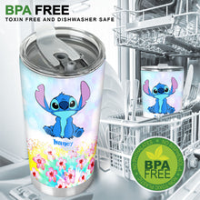 Load image into Gallery viewer, Personalized Just A Girl Tumbler with Stitch Design for Her