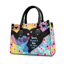 Load image into Gallery viewer, Personalized Ohana Leather Handbag Custom Name Gift for Her