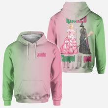 Load image into Gallery viewer, Personalized Witch All Over Shirt Custom Name Gift for Halloween
