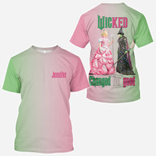 Load image into Gallery viewer, Personalized Witch All Over Shirt Custom Name Gift for Halloween