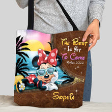 Load image into Gallery viewer, Personalized Retired Tote Bag with Minnie Mouse Design Gift