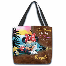Load image into Gallery viewer, Personalized Retired Tote Bag with Minnie Mouse Design Gift