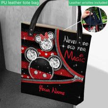 Load image into Gallery viewer, Personalized Magical Mouse Ears Tote Bag Custom Name Gift