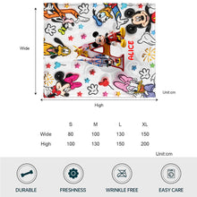 Load image into Gallery viewer, Personalized Disney Mouse Blanket Custom Name Gift for Kids