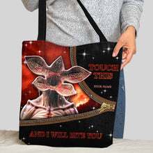 Load image into Gallery viewer, Personalized Stranger Things Tote Bag Custom Name Gift