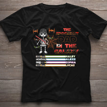 Load image into Gallery viewer, Personalized Halloween T-Shirt & Hoodie for Dad | Spookiest Gift Idea
