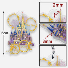 Load image into Gallery viewer, Personalized Disney Mouse Ears Keychain Custom Name Gift