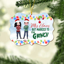 Load image into Gallery viewer, Personalized Mrs Claus Christmas Couple Ornament Custom Gift