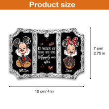 Load image into Gallery viewer, Personalized Christmas Mouse Ornament Double-Sided Aluminum Gift for Couples