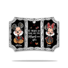 Load image into Gallery viewer, Personalized Christmas Mouse Ornament Double-Sided Aluminum Gift for Couples