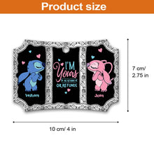 Load image into Gallery viewer, Personalized Scalloped Aluminium Christmas Ornament Gift for Partner