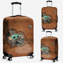 Load image into Gallery viewer, Personalized Force Luggage Cover Custom Name Travel Gift