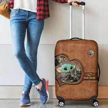 Load image into Gallery viewer, Personalized Force Luggage Cover Custom Name Travel Gift