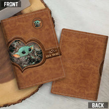 Load image into Gallery viewer, Personalized PU Leather Passport Holder Custom Name Gift for Traveler