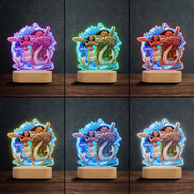 Load image into Gallery viewer, Personalized Mouse Shaped Acrylic Plaque with Light Base Gift