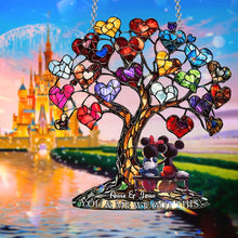 Load image into Gallery viewer, Personalized Window Hanging Suncatcher Ornament Unique Gift for Couples