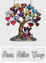 Load image into Gallery viewer, Personalized Window Hanging Suncatcher Ornament Unique Gift for Couples