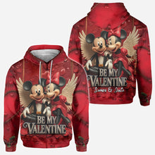 Load image into Gallery viewer, Personalized Valentine Mickey & Minnie All Over Shirt for Couples