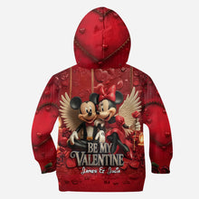 Load image into Gallery viewer, Personalized Valentine Mickey & Minnie All Over Shirt for Couples
