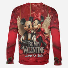 Load image into Gallery viewer, Personalized Valentine Mickey & Minnie All Over Shirt for Couples