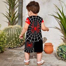 Load image into Gallery viewer, Personalized Spider Alphabet Kids T-Shirt & Shorts Set