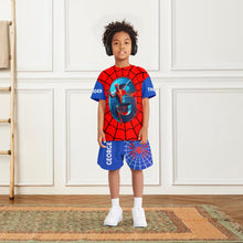 Load image into Gallery viewer, Personalized Spider Alphabet Kids T-Shirt & Shorts Set