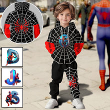 Load image into Gallery viewer, Personalized Spider Web Kids Hoodie & Jogger Pants Set