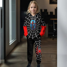 Load image into Gallery viewer, Personalized Spider Web Kids Hoodie & Jogger Pants Set