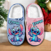 Load image into Gallery viewer, Personalized Ohana Slippers Custom Name Gift for Kids